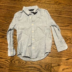 Janie and jack blue button down size 4